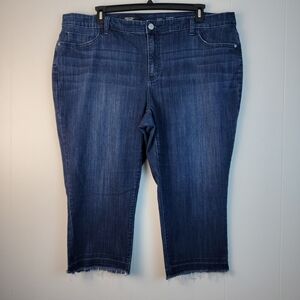 Simply Vera Vera Wang Mid-Rise Capri Jeans Size 20W